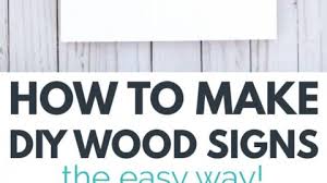 Maybe you would like to learn more about one of these? How To Make Easy Diy Wood Signs Lovely Etc