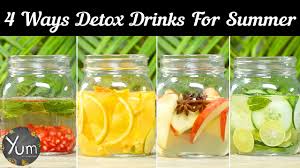 4 ways detox drinks for summer you