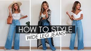 how to style wide leg jeans haul