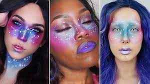 galaxy makeup for halloween