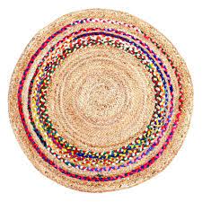 plain brown jute chindi braided rugs