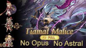 Granblue Fantasy - Tiamat Malice full auto solo - No Opus, No Astral  (Magna) - YouTube