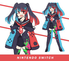 Well there is this anime show called kampher. Merryweather Comics On Twitter Nintendo Switch As An Anime Girl