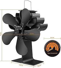 Wood Stove Fan 2 In 1 Stove Fan With