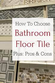 How To Choose A Bathroom Floor Tile