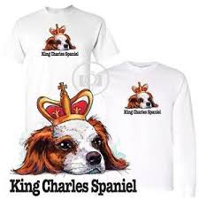 Details About Cavalier King Charles Spaniel Fun Dog Breed Cartoon Short Long Sleeve T Shirt