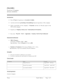 Awesome One Page Resume Sample For Freshers