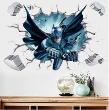 Us 3d Wall Stickers Batman Bat Man Kids