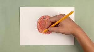 A Peach Color Paint Colored Pencils