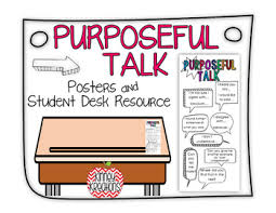 Purposeful Talk Worksheets Teaching Resources Tpt