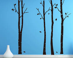 Birch Tree Wall Decal Vinyl Tree Art