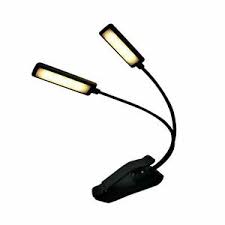 Hongyu Rechargeable Led Book Light Double Head Clip Reading Lights 18 Led Po Ebay
