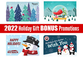 holiday gift card promotions 2022 big