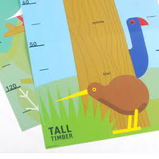 Tall Timber Height Chart Native Birds All Childrens Gifts