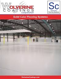 solid color flooring systems