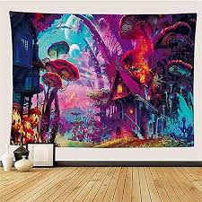 Colorful Surreal Wall Tapestry
