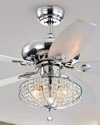 Catrine Chrome 52 Ceiling Fan With
