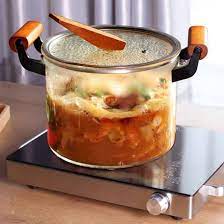 Glass Cooking Pot Soup Stock Pots