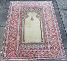 antique turkish kayseri prayer rug