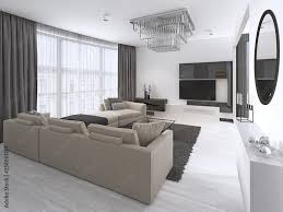 living room with a large corner sofa