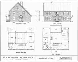 The Bennington Saltbox House Plans