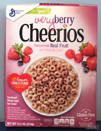 very berry cheerios cereal flavored