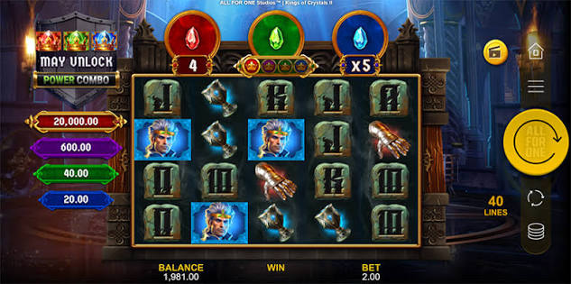 Kings of Crystals II Power Combo Slot | Play Onlin