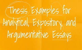 thesis exles for ytical