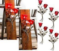 Romantic Red Roses Sculptured Tealight
