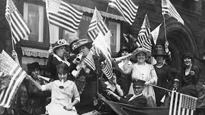 american women s suffrage came down to one man s vote history suffragettes hold a jubilee celebrating their victory after the passing of the 19th amendment
