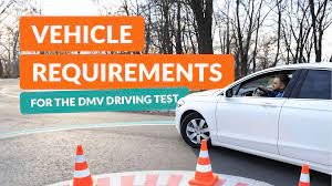 dmv road test vehicle requirements is