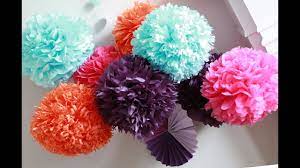 Learn how to make crepe paper flowers for your wedding with these instructions. How To Diy Paper Pom Tutorial Decorations That Impress Youtube