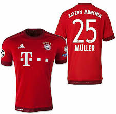 Adidas bayern munchen youth away jersey 2015/16 fc bayern youth away jersey when der fcb take possession from their opponents, they wear a version of this boy's soccer jersey. Adidas Thomas Muller Bayern Munich Uefa Champions League Home Jersey 2015 16 Ebay