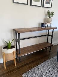 Reclaimed Wood Sofa Table And