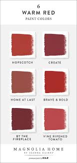 Red Paint Colors Magnolia Homes