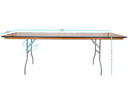 8ft x 48 banquet king table the