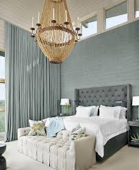 Grey Velvet Bed Design Ideas