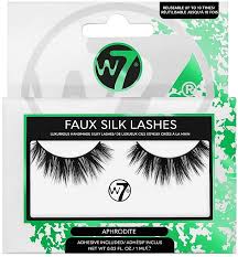 false lashes w7 faux silk lashes