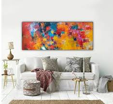 Wall Art Abstract Painting Colorful