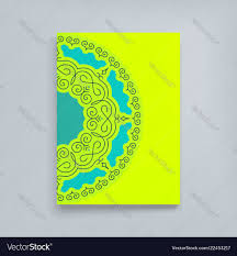 Textbook Or Notebook Mockup Cover Design Vector Image