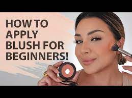 how to apply blush on cheeks for
