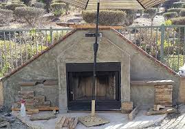 Build An Outdoor Stacked Stone Fireplace
