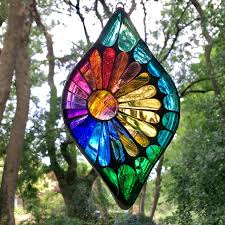 Stained Glass Mosaic Droplet Siobhan