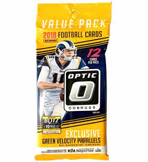 These were the first true sets of football cards that illustrated professional players and showcased players like red grange, knute rockne, and jim thorpe. Panini 2018 Donruss Optic Football Nfl Cards Value Pack