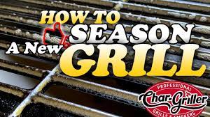 How to Season a New Grill - YouTube