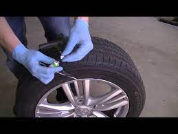 how to repair a nail hole in a tire