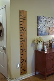 Diy Ruler Growth Chart A Little Craft In Your Day