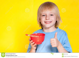 Image result for kid eating cereal