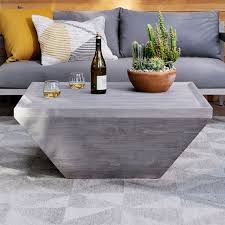 Teak Wood Square Outdoor Coffee Table