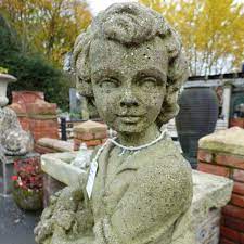Reclaimed Garden Statue Of Little Boy